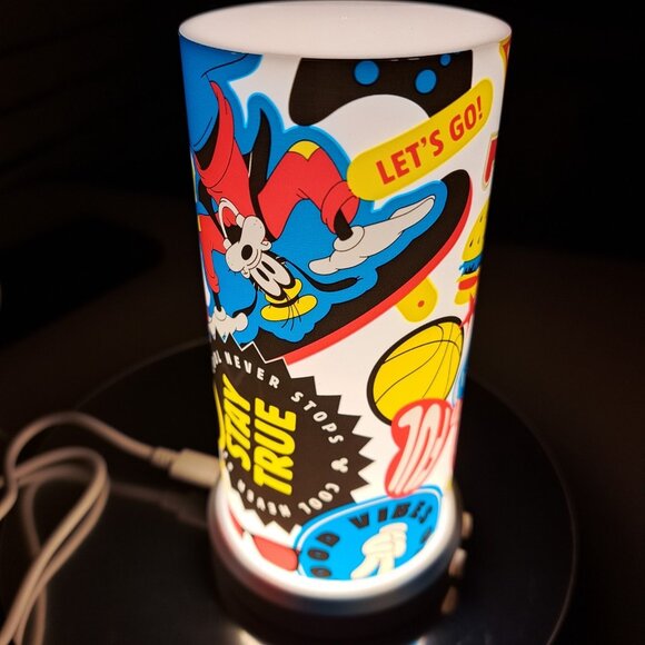 Lot of 2 Disney Tabletop Lamp Mickey & Friends Color Changing LED New Sealed 5" - Picture 5 of 13